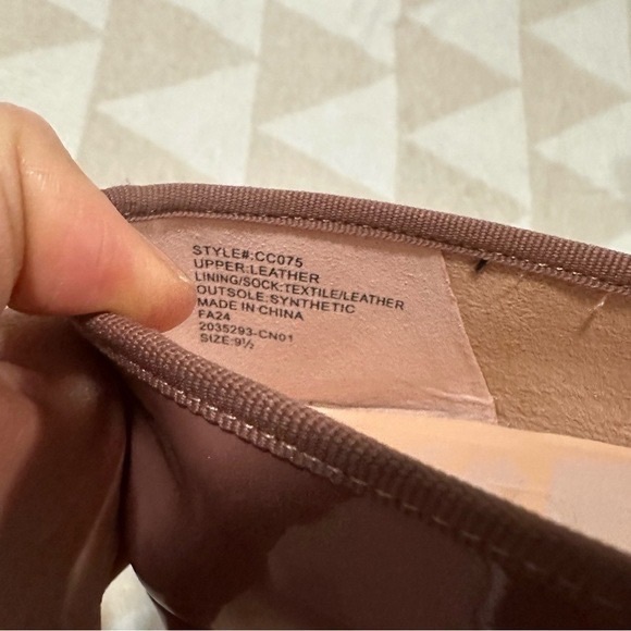 J crew rose taupe Teagan ballet pumps in patent leather - Picture 3 of 4